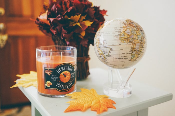 autumn decor mova globe