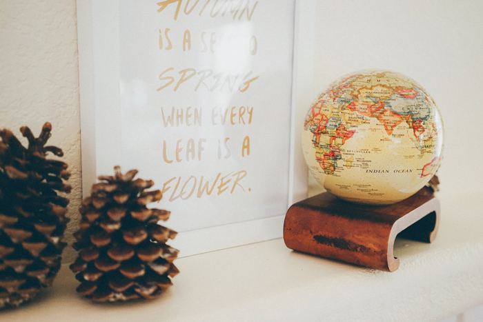 autumn decor mova globe